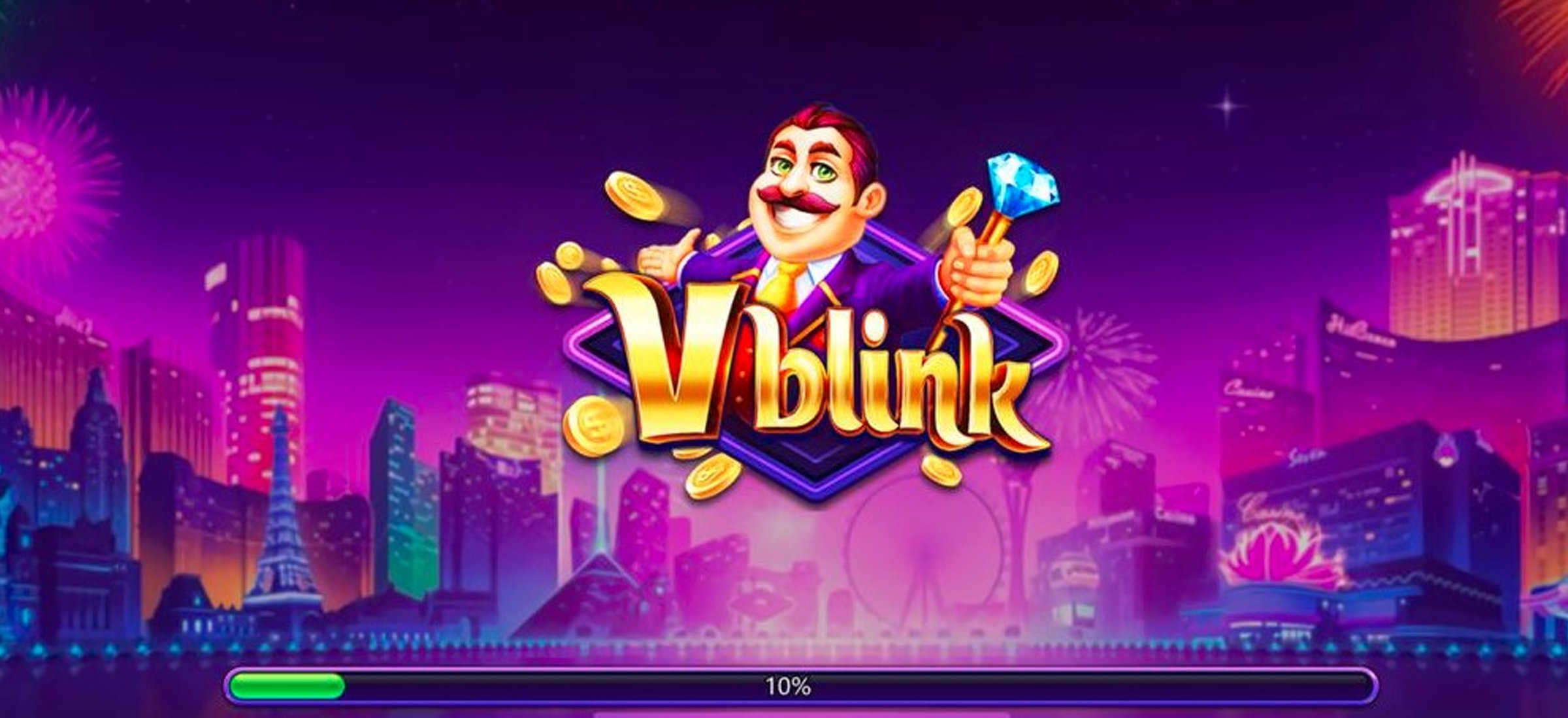 VBlink Casino review in USA interface showing sweepstakes games and slots