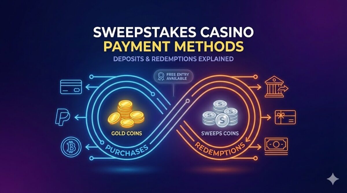 Sweepstakes casino payment methods in the USA explained