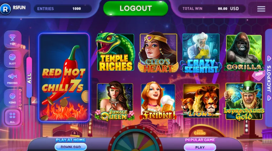 Explore All Popular Riversweeps Games