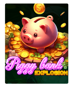 Piggy bank explosion